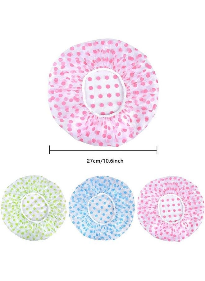 TRICSTER - Shower Cap For Women (Pack Of 3 Multicolor) - Image 1