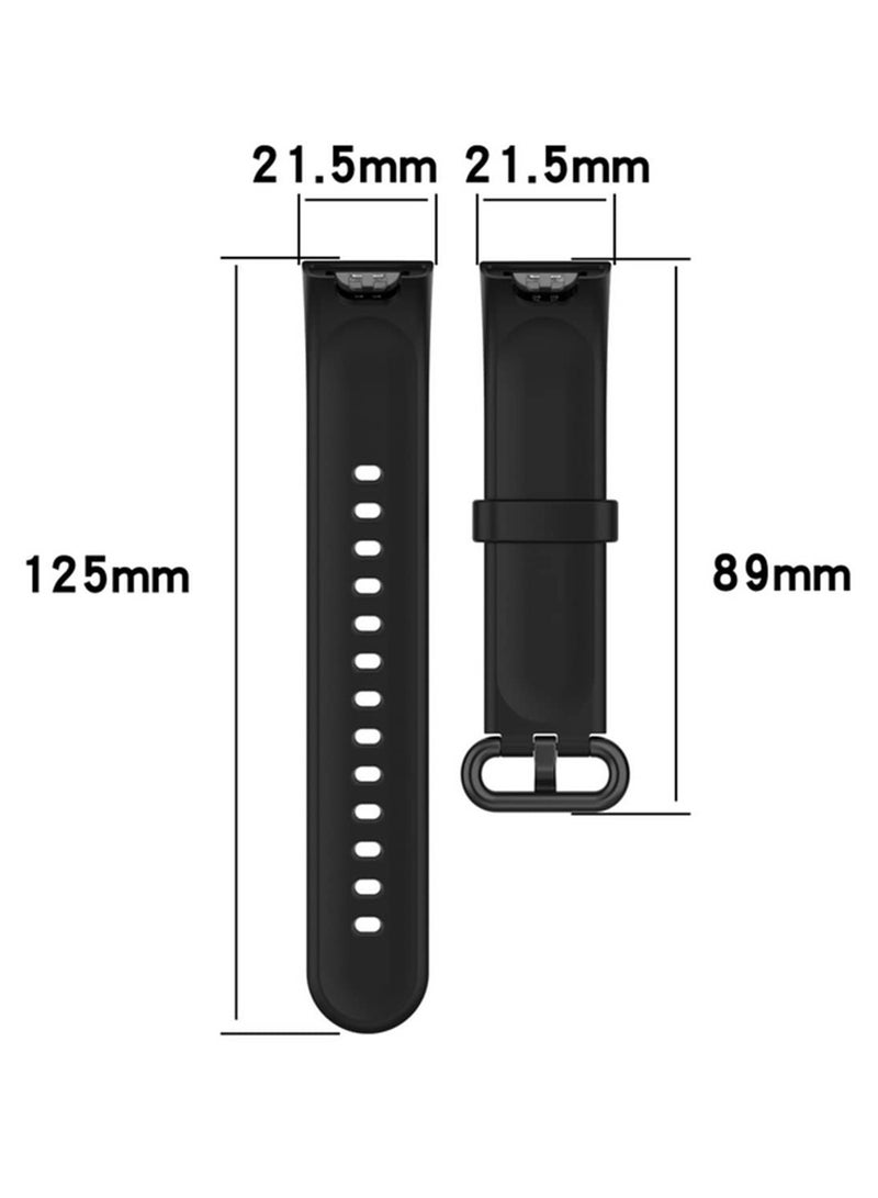 1PCS Silicone Watch Strap for Redmi Watch 2, for Xiaomi Mi Watch Lite 2, for Redmi Watch 2 Lite Soft, Adjustable, Durable, Waterproof, Sweat-Resistant, Easy to Install - Image 2