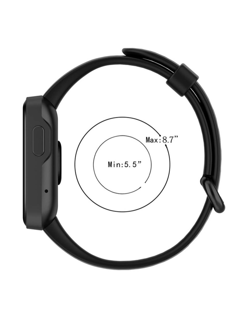 1PCS Silicone Watch Strap for Redmi Watch 2, for Xiaomi Mi Watch Lite 2, for Redmi Watch 2 Lite Soft, Adjustable, Durable, Waterproof, Sweat-Resistant, Easy to Install - Image 5
