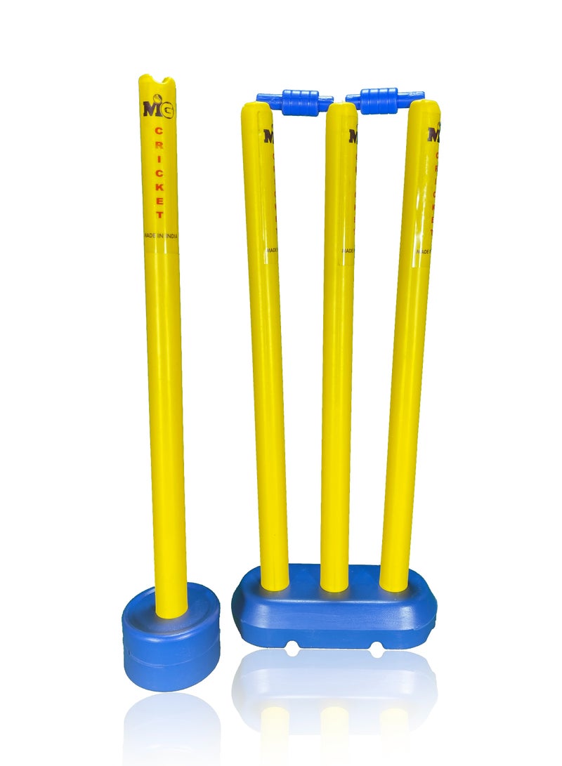 MG Kids Cricket Set,  Plastic Cricket Bat with Balls  with Stump, Outdoor Indoor  - Image 2