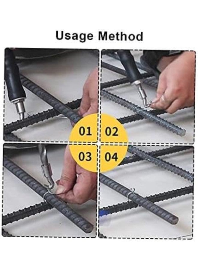 【Rebar Tying Tool】 Semi-automatic Wire with Retractable Hook Soft Handle for Construction Site Reinforcement – Reduce Hand Fatigue for Efficient and Easy Tie Binding - Image 2