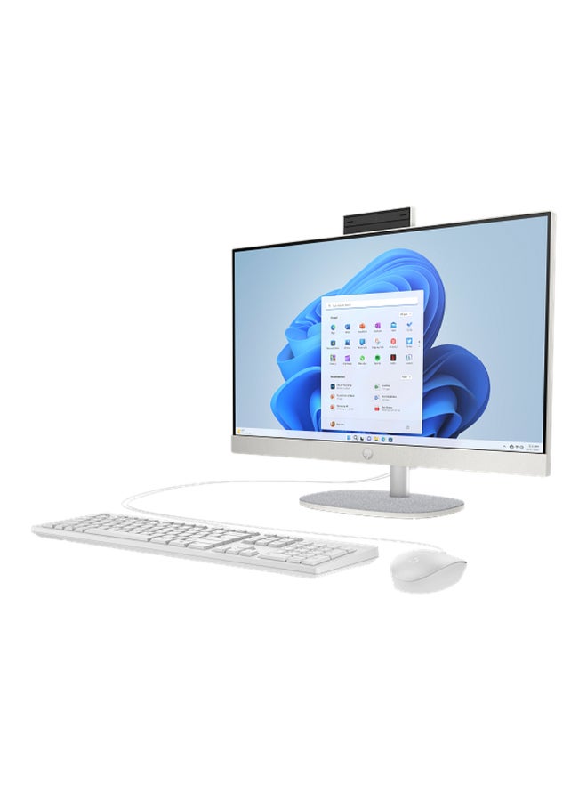 HP All-in-One 24-cr0383 Desktop PC, Intel Core i7-1355U Processor, 16GB RAM, 512GB SSD, 23.8" FHD IPS Display, DOS, Shell White,  English Keyboard & Mouse Included, 1 Year Warranty | D75CYEA-ENG Shell White - Image 2