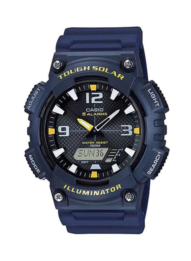 CASIO Men Resin Analog & Digital Wrist Watch AQ-S810W-2A - 47 mm - Blue - Image 1