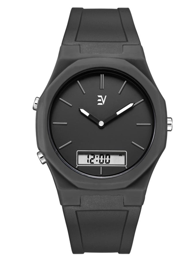 إيفيرد ساعة يد رجالية كوارتز فاخرة بتصميم عصري، مقاومة للماء ومضيئة