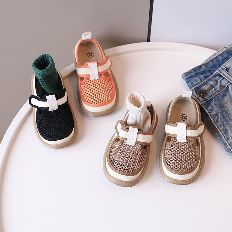 2463 Spring New Boys And Girls Breathable Cloth Mesh Children'S Soft Bottom Korean Style Children'S Shoes Children'S All-Inclusive Sandals - Image 2