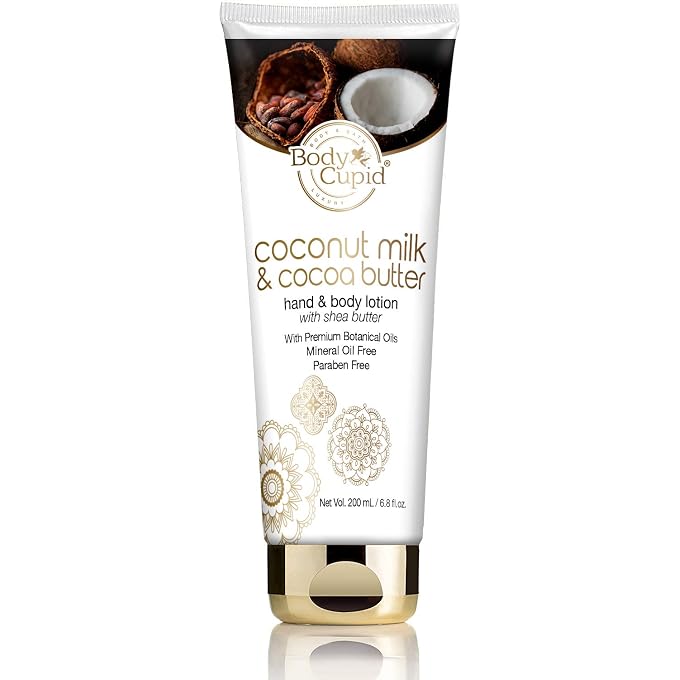 Body Cupid Coconut Milk and Cocoa Butter Body Lotion with Coconut Milk Extract and Cocoa Butter - 200 ml - Image 1