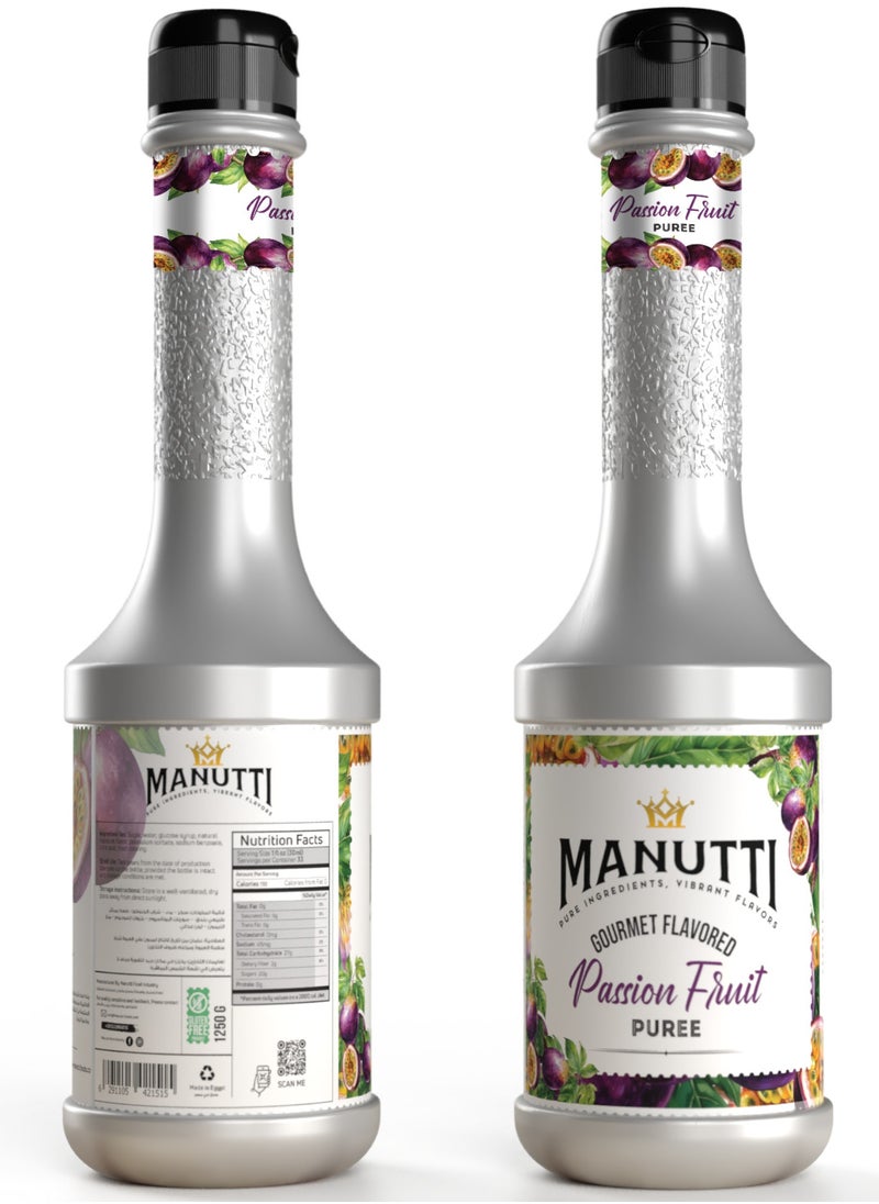 Manutti Passion Fruit Puree 1250GM  - Image 2