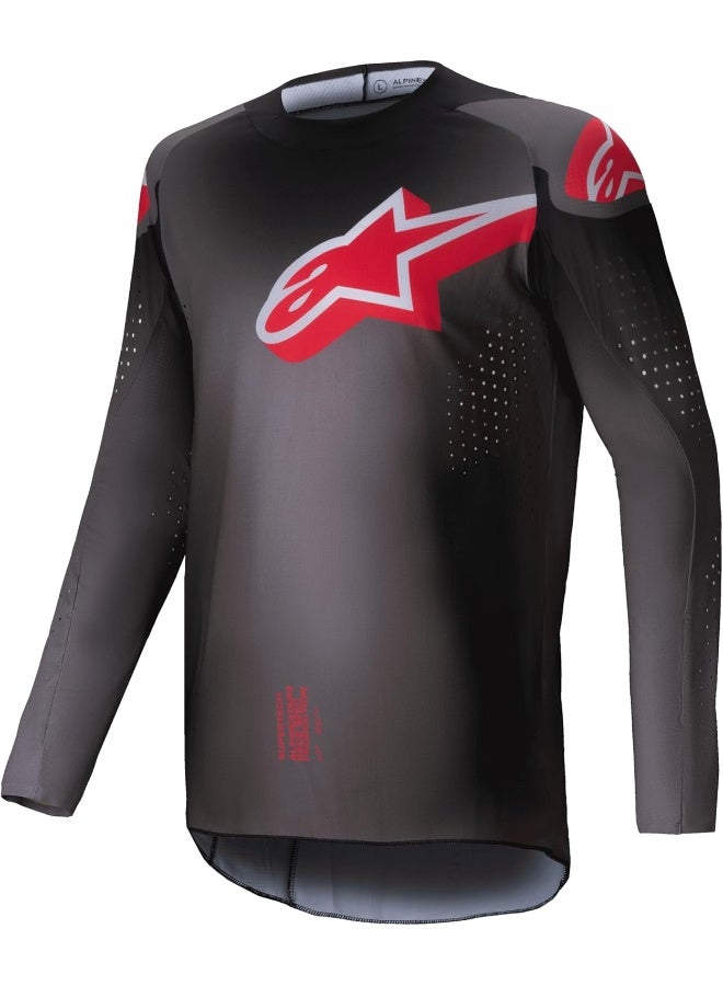 Alpinestars Alpinestars Supertech Lipan Jersey Smoke/Bright Red - Image 1