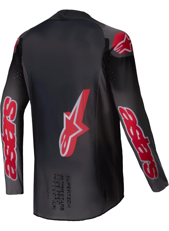 Alpinestars Alpinestars Supertech Lipan Jersey Smoke/Bright Red - Image 2