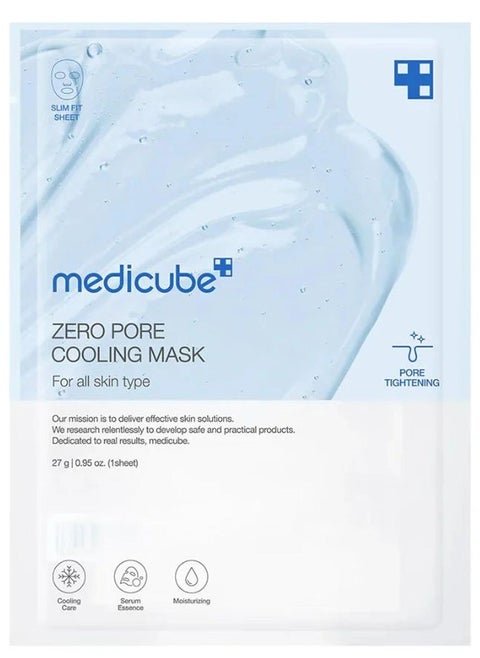 ZERO PORE COOLING MASK 1 SHEET - Deep Hydration: Helps restore essential moisture to the skin, leaving it feeling soft and fresh.