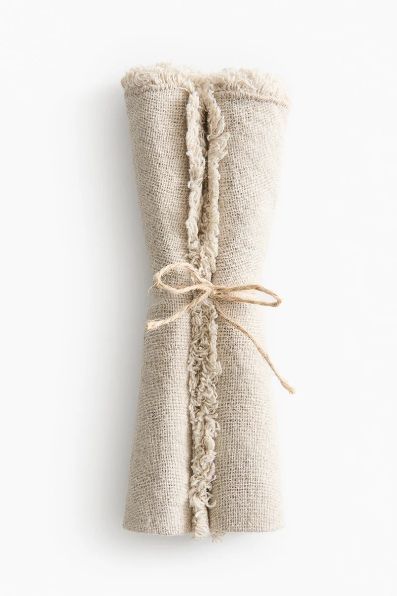 H&M 2-pack linen-blend napkins