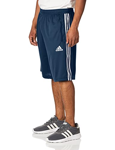 adidas Mens Designed 2 Move 3-Stripes Shorts Crew Navy/White 3X-Large - Image 2