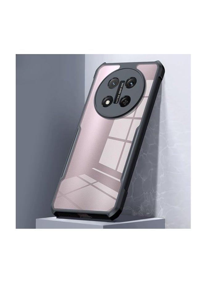 جنرال - حقيبة متوافقة مع Honor X9c، تتميز بغطاء خلفي من PC مطلي بالقشرة الوردية، الإطار من TPU مضاد للصدمات، مقاوم للسقوط والزلازل بالنسبة لـ Honor X9c. - Image 1