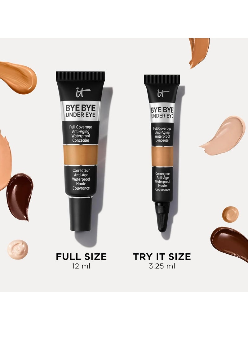 IT COSMETICS - IT Cosmetics Bye Bye Under Eye Full Coverage Concealer - for Dark Circles, Fine Lines, Redness & Discoloration - Waterproof - Natural Finish – 0.4 fl oz - Image 1