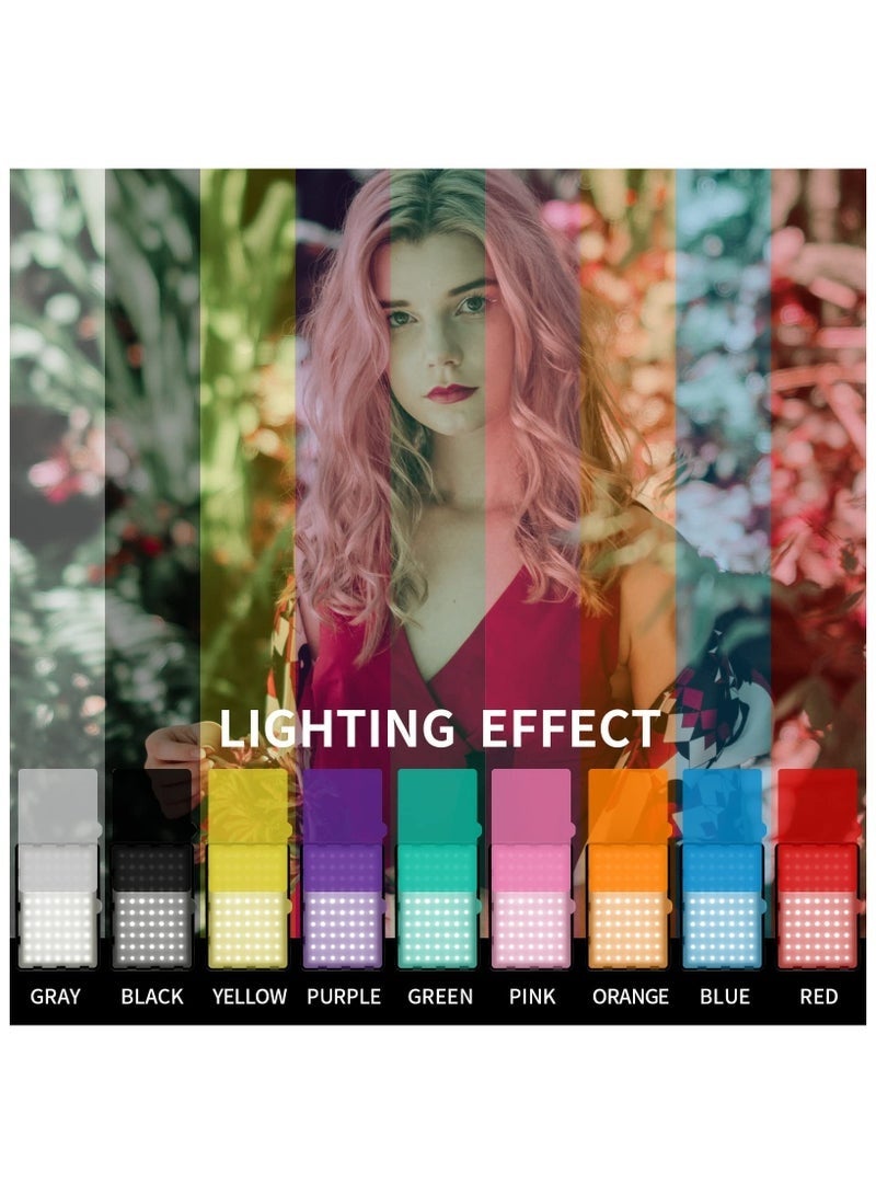 Bukela 2 Pack Photography Video Lighting Kit LED Studio Streaming Lights 70 Beads Color Filter for Camera Photo Desktop Computer Conference Game Stream Portrait Shooting - Image 3