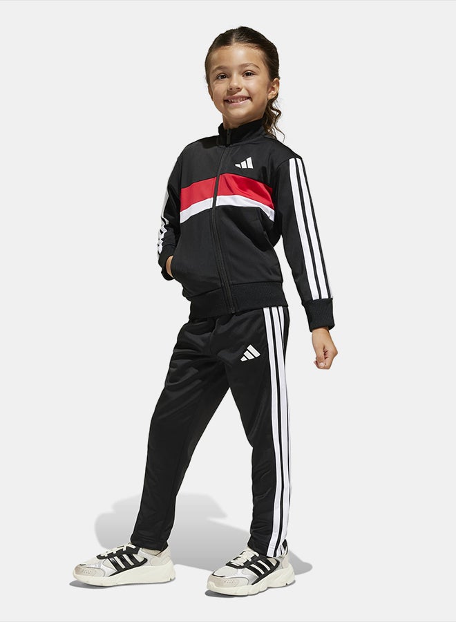 Adidas Seasonal Essentials Tiberio 3-Stripes Tricot Track Suit Kids - Image 1