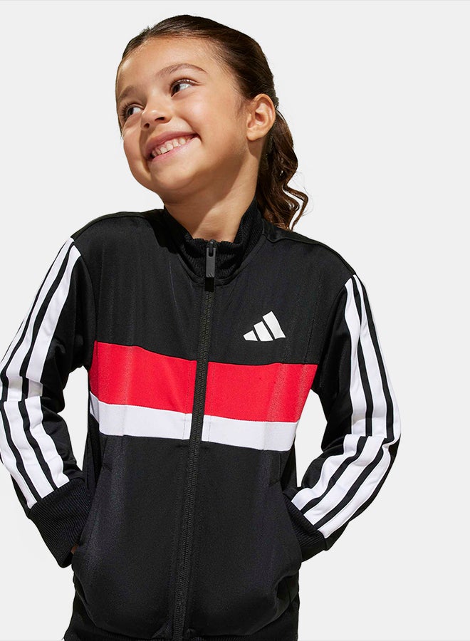 Adidas Seasonal Essentials Tiberio 3-Stripes Tricot Track Suit Kids - Image 4