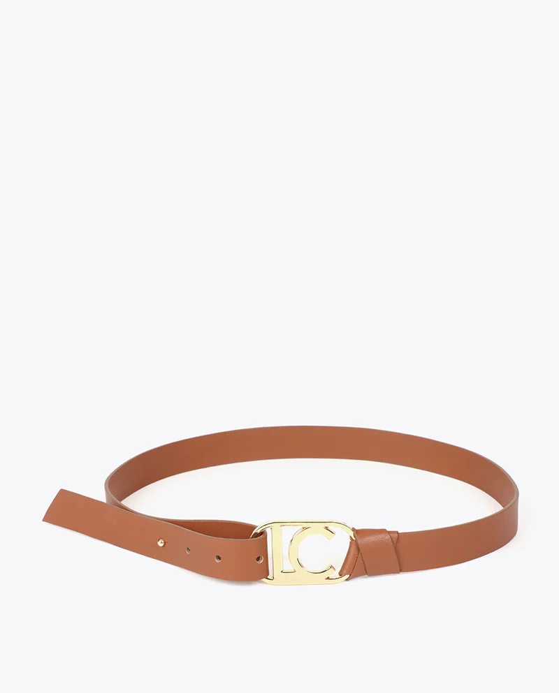 Lola Casademunt Oval Logo Chain Belt