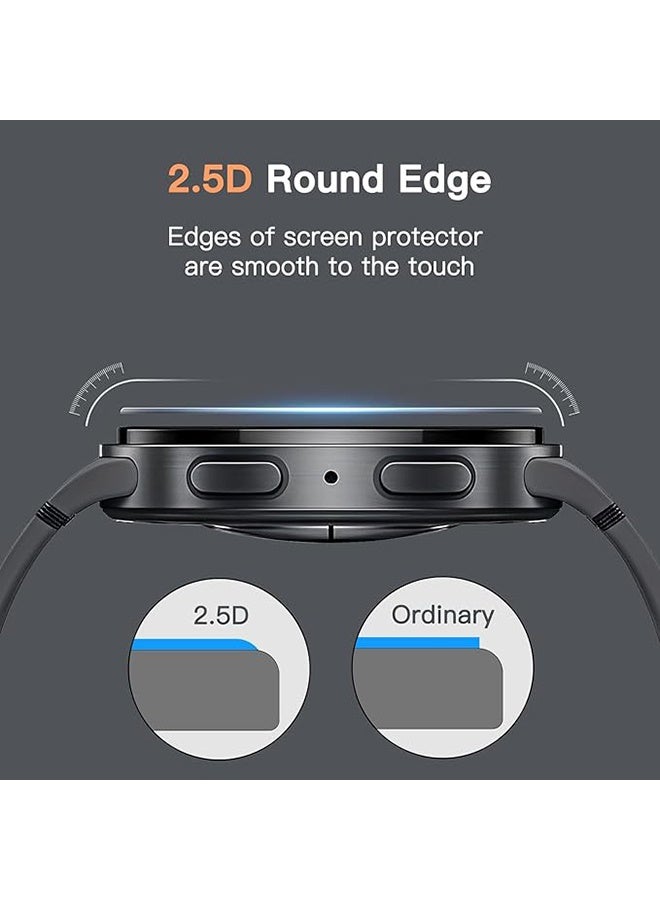 3 Pcs Tempered Glass Screen Protector for Samsung Galaxy Watch 8 40mm Waterproof Tempered Glass Film, 9H Screen Protector HD Anti-Scratch Screen Protector, Shatterproof, Bubble-Free Screen - Image 5