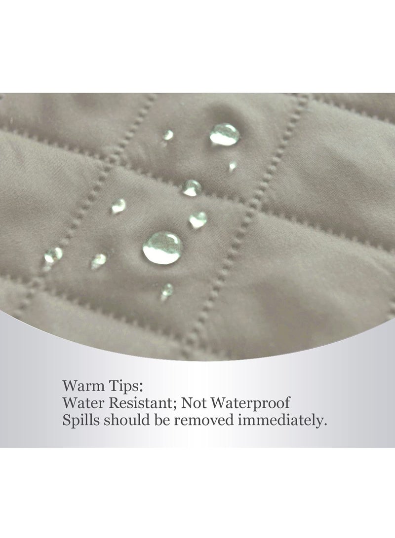 كي واي دي الأريكة غطاء 2 مقعد مقعد مقعد متوسط محبوب غطاء الأريكة غطاء مقلوب خالي من التجاعيد غطاء الأريكة مقاوم للمياه غطاء أثاث حامي غطاء مرن رمادي - Image 4