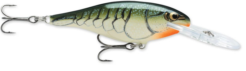 Rapala Shad Rap 07 Fishing lure, 2.75-Inch, Olive Green Craw - Image 1