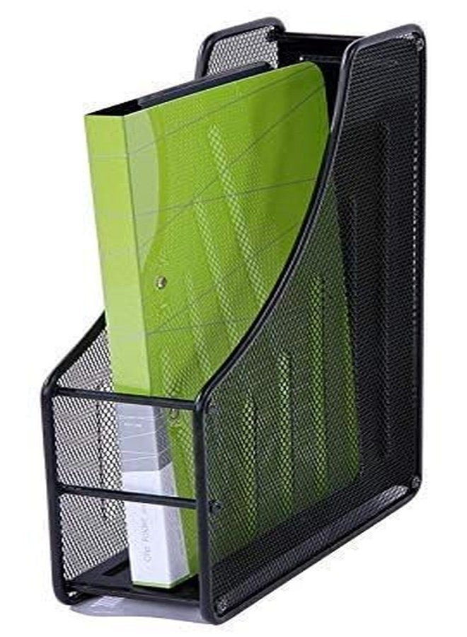 VANKALP | Multi-functional Desk Organiser | Pen Pencil Holder Storage Box | Desk 4 Compartments + 2 Drawers | for Office Art Supplies School Home and Paper Clips | (Pack Of 1) (White) - Image 3