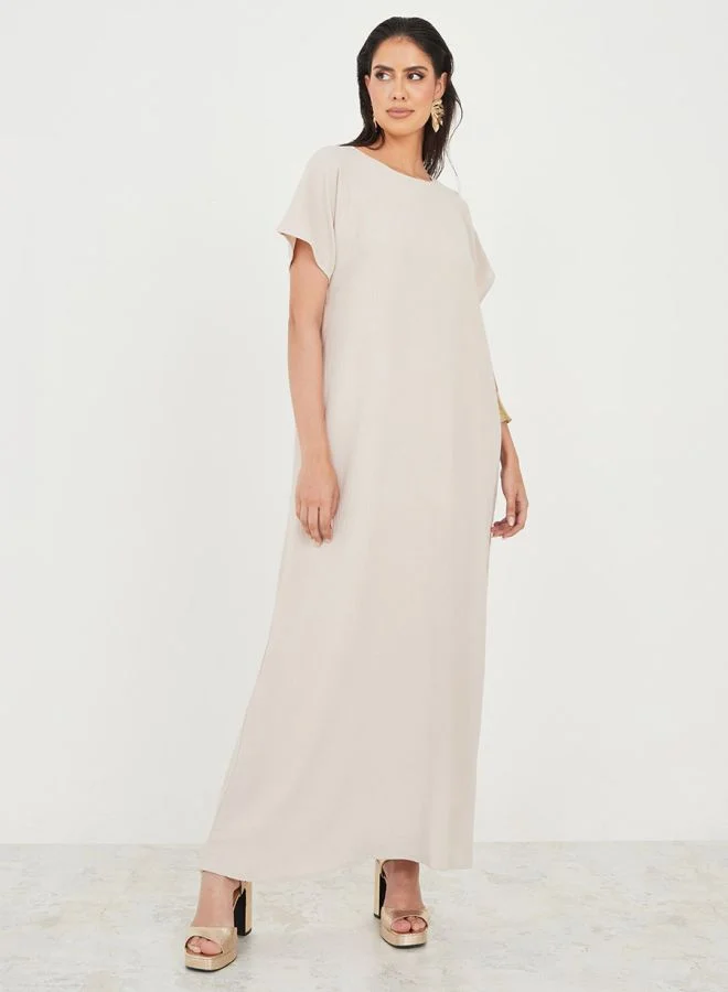 Styli Scoop Neck Under Abaya Dress