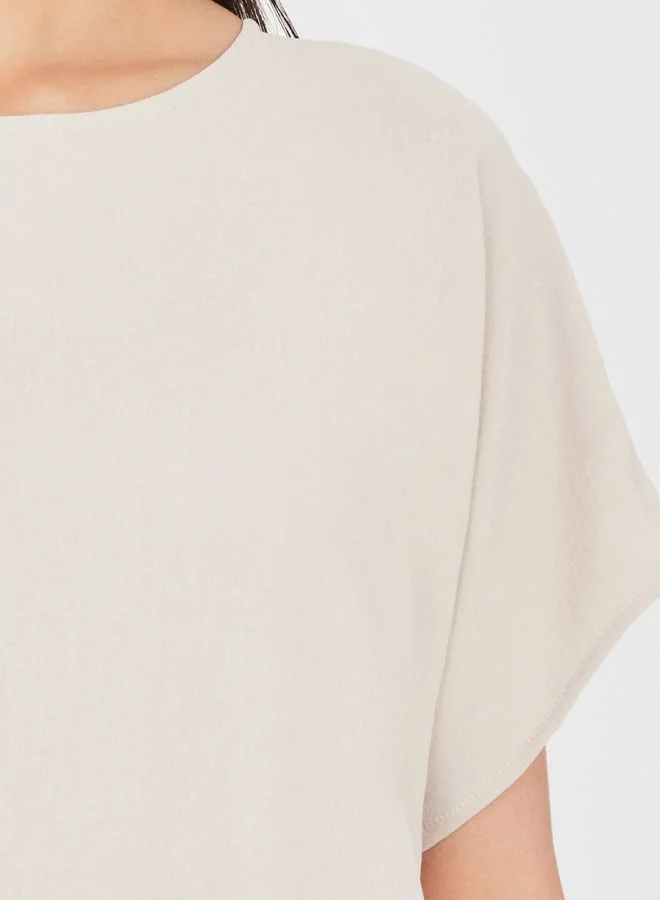 Styli Scoop Neck Under Abaya Dress