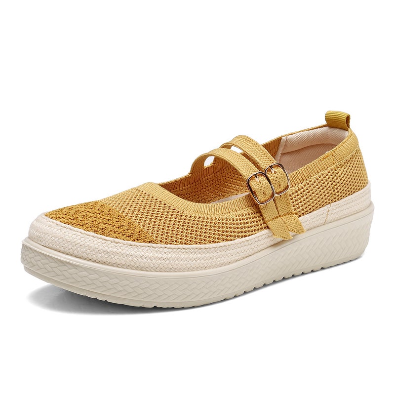 Women's Summer Fashion Flyknit Sneakers Breathable Comfortable Casual Shoes - Image 5