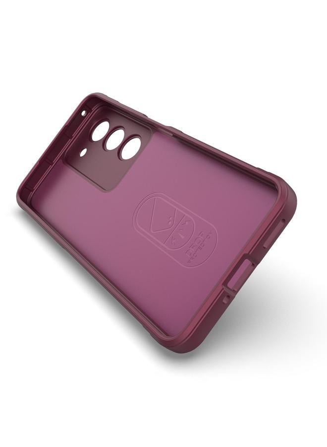 erorex Case For Realme V60 Pro / 14x 5G Global Magic Shield TPU + Flannel Phone Case - Image 4