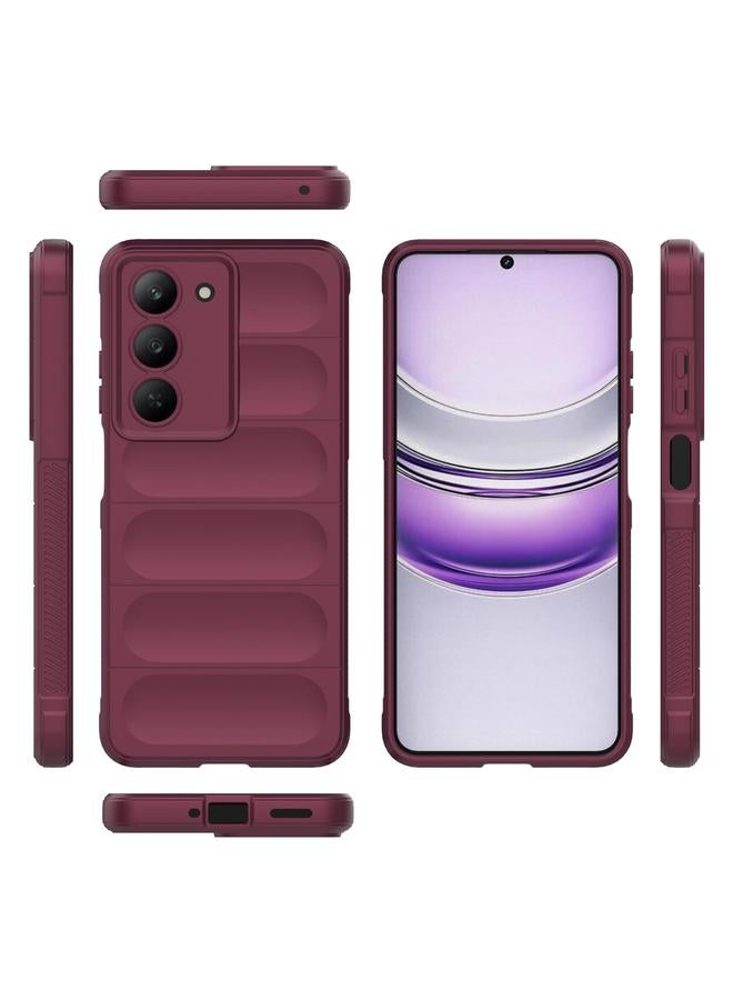 erorex Case For Realme V60 Pro / 14x 5G Global Magic Shield TPU + Flannel Phone Case - Image 3