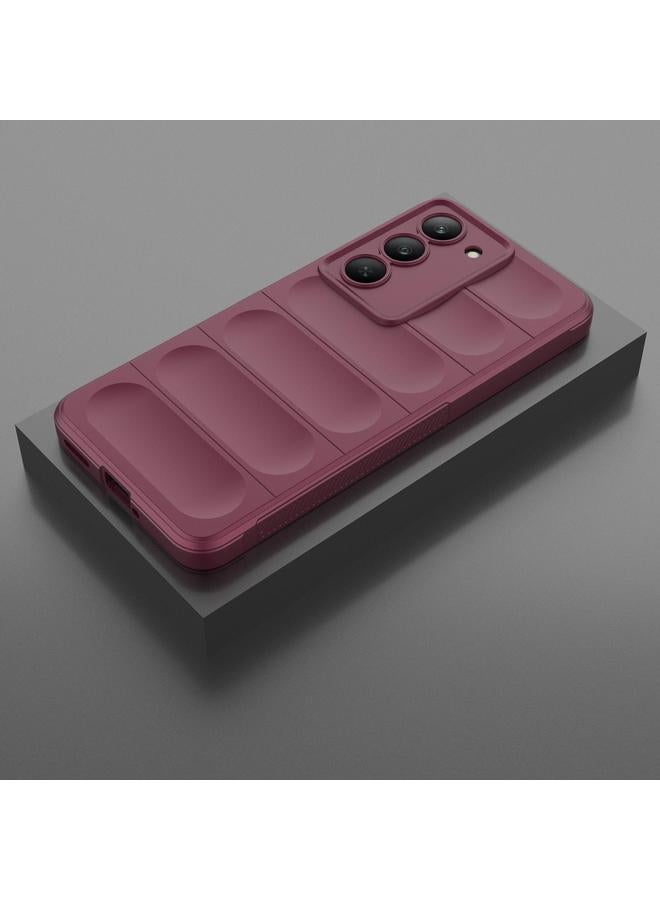 erorex Case For Realme V60 Pro / 14x 5G Global Magic Shield TPU + Flannel Phone Case - Image 2