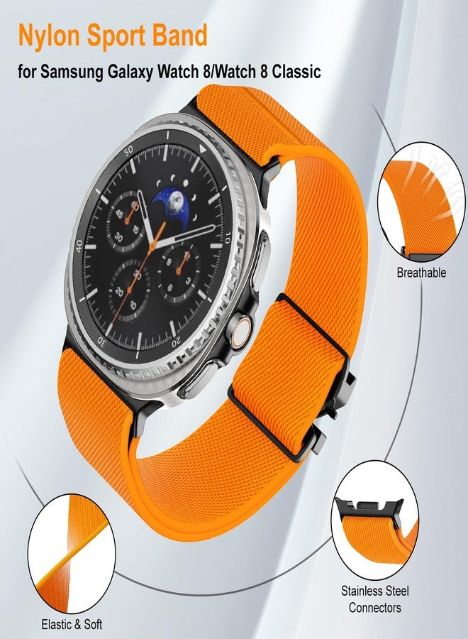 Hexasider Stretchy Nylon Band Compatible with Samsung Galaxy Watch 8 40mm 44mm/Watch 8 Classic 46mm(2025 New), Strap with Upgrade Parachute-Style Buckle for Galaxy Watch 8/Classic Bands for Men Women - Image 4