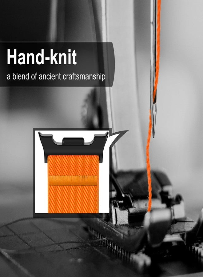 Hexasider Stretchy Nylon Band Compatible with Samsung Galaxy Watch 8 40mm 44mm/Watch 8 Classic 46mm(2025 New), Strap with Upgrade Parachute-Style Buckle for Galaxy Watch 8/Classic Bands for Men Women - Image 3