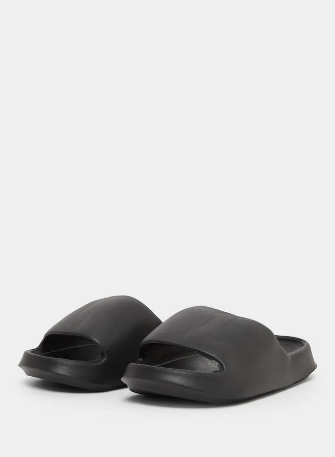 Take Two Solid Thick Sole Bathroom Slippers