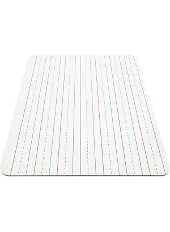 Double Sided Dry Erase Board Portable Whiteboard Lined and Plain PVC Surface for Classroom Office Home - Image 1