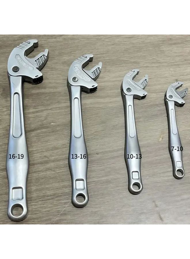 Chrome Molybdenum Steel Heavy Duty Adjustable Ratchet Wrench 1 4 Drive - Image 2