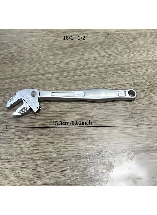 Chrome Molybdenum Steel Heavy Duty Adjustable Ratchet Wrench 1 4 Drive - Image 1