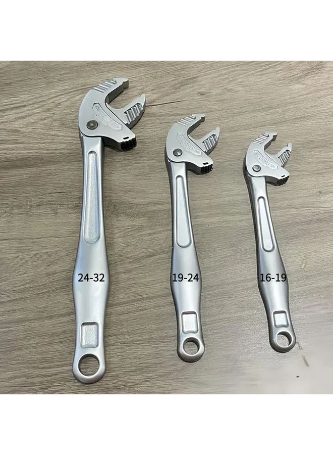 Chrome Molybdenum Steel Heavy Duty Adjustable Ratchet Wrench 1 4 Drive - Image 3