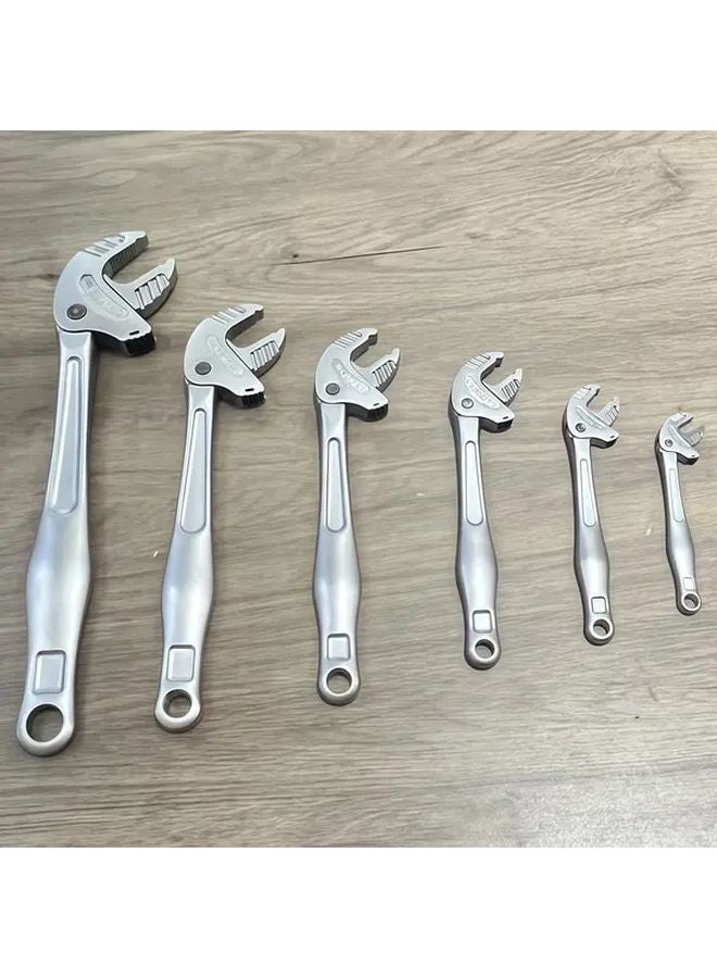 Chrome Molybdenum Steel Heavy Duty Adjustable Ratchet Wrench 1 4 Drive - Image 5