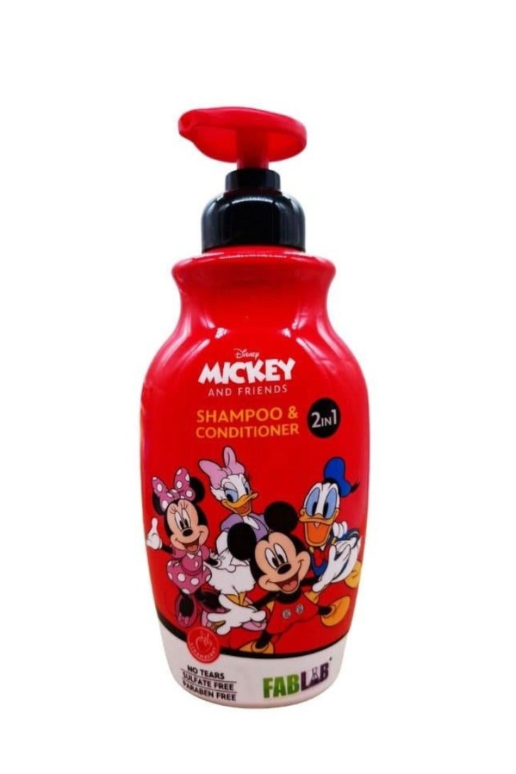 FabLab Fab Lab Mickey & Friends 2 in 1 Shampoo & Conditioner  500 ml