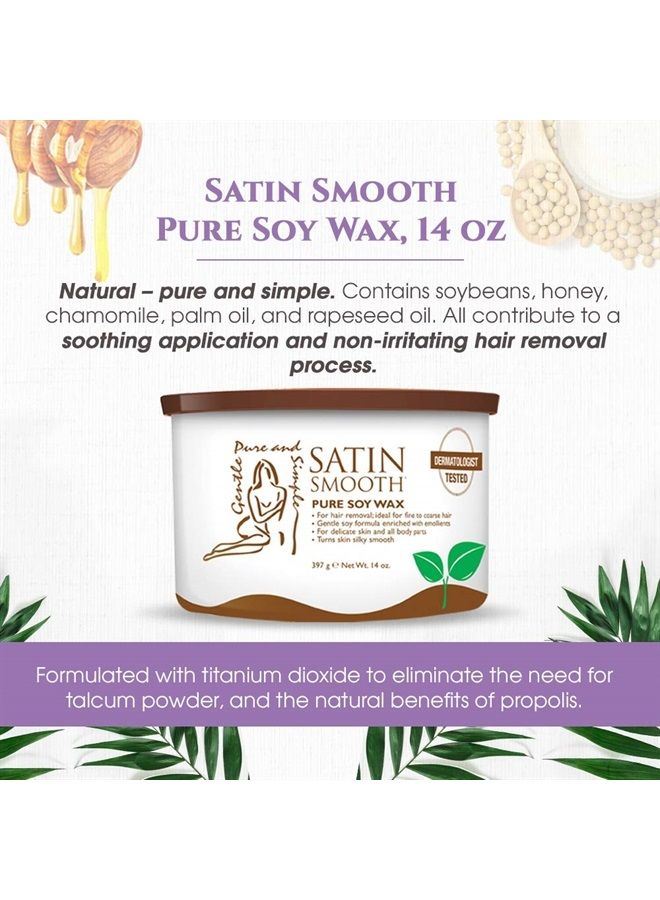 Satin Smooth Soy Hair Removal Wax 14oz. - Image 3