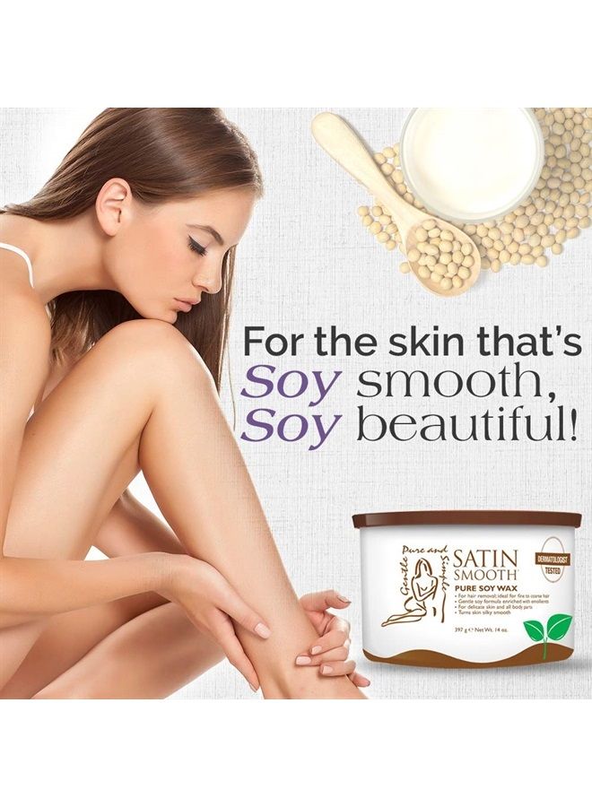Satin Smooth Soy Hair Removal Wax 14oz. - Image 2