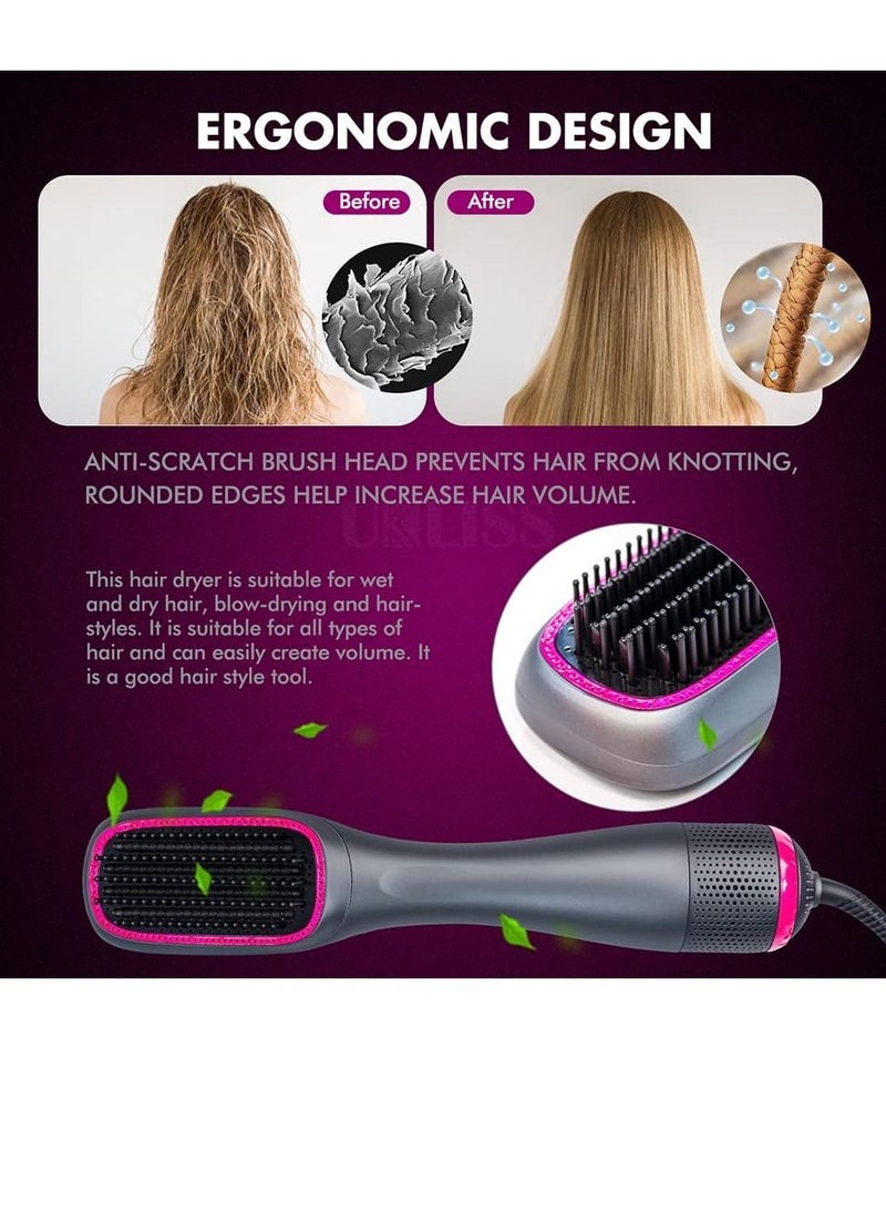 Phone House - 3 in 1 Multifunctional Hot Air Brush Comb Straightener - Image 1