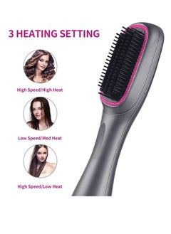 3 in 1 Multifunctional Hot Air Brush Comb Straightener