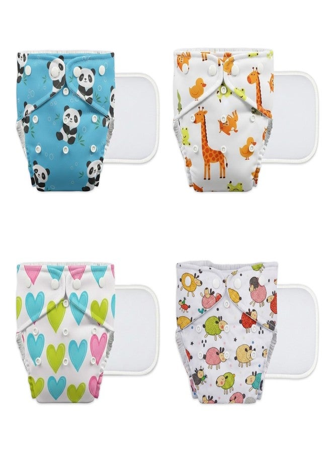 Dharmnirdosh Reusable Cloth Diapers | 3 Months– 3Years | high absorbent 4 reusable diaper 4 insert pad,Adjustable, Leakage Proof cloth diapers for babies | Freesize Diaper 5–18kg (AI) - Image 1