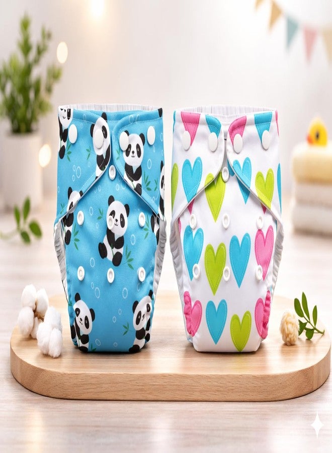 Dharmnirdosh Reusable Cloth Diapers | 3 Months– 3Years | high absorbent 4 reusable diaper 4 insert pad,Adjustable, Leakage Proof cloth diapers for babies | Freesize Diaper 5–18kg (AI) - Image 3