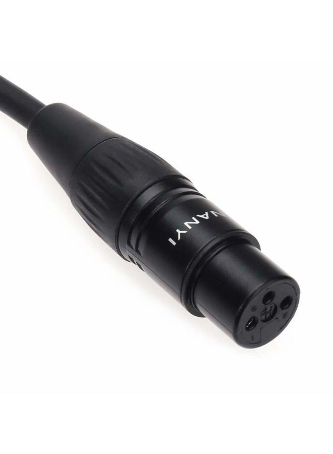 NANYI 2pcs XLR Female to Female Splitter Microphone Cable XLR to XLR Patch Cables, 3-Pin XLR Female to Female mic Cable DMX Cable Patch Cords with Oxygen-Free Copper, 10Feet/3Meter - Image 3