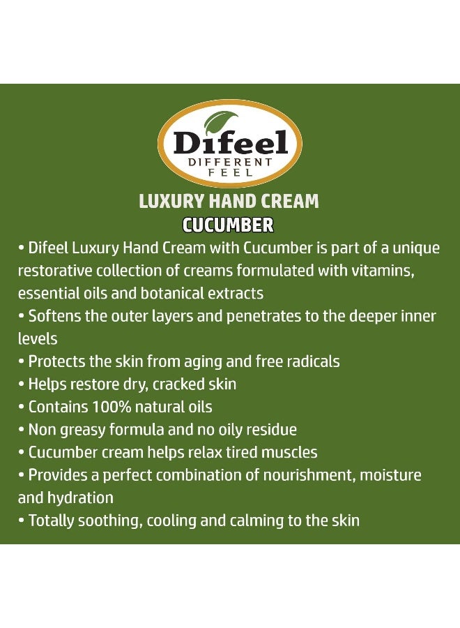 difeel Moisturizing Hand Cream - Cucumber Melon 40 Milliliters - Image 2