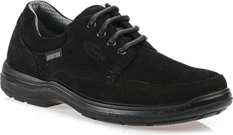 Scooter  Waterproof Leather Black Men's Shoes M3080NS